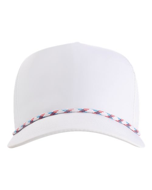 Imperial 5054 The Wrightson Cap - White/ Light Blue-Red - front