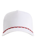 Imperial 5054 The Wrightson Cap - White/ Red-Black - front