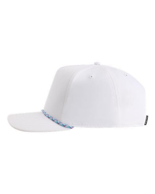 Imperial 5054 The Wrightson Cap - White/ Teal-Purple - side