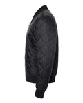 Weatherproof 21752 Men's HeatLast Quilted Packable Bomber - Black - side