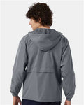 Champion CO125 Unisex Full-Zip Anorak Jacket - Graphite - model back