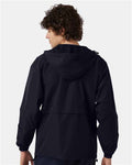 Champion CO125 Unisex Full-Zip Anorak Jacket - Navy - model back