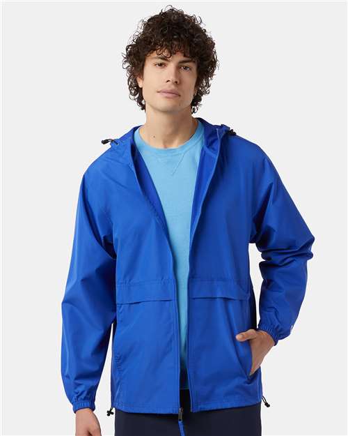 Champion CO125 Unisex Full-Zip Anorak Jacket - Royal Blue - model front