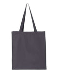 Q-Tees Q125300 14L Shopping Bag - Charcoal - back