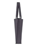 Q-Tees Q125300 14L Shopping Bag - Charcoal - side