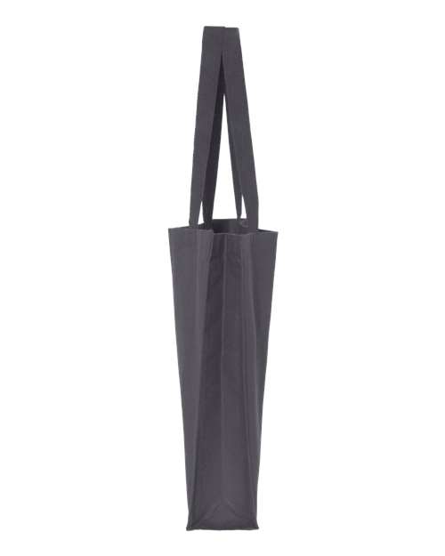 Q-Tees Q125300 14L Shopping Bag - Charcoal - side