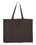 Q-Tees Q600 25L Jumbo Tote - Charcoal - front