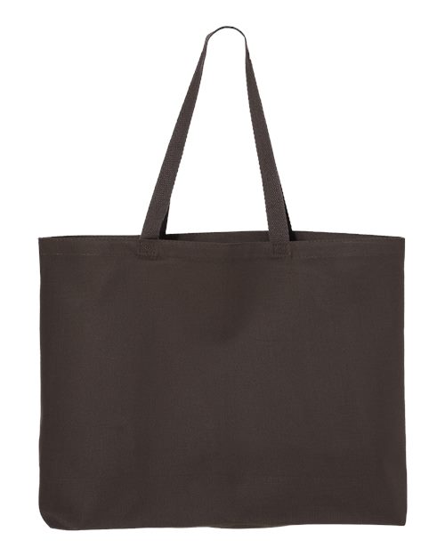 Q-Tees Q600 25L Jumbo Tote - Charcoal - front
