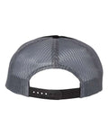 Richardson 930 Troutdale Corduroy Trucker Cap - Black/ Charcoal - back