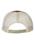 Richardson 930 Troutdale Corduroy Trucker Cap - Brown/ Sand - back