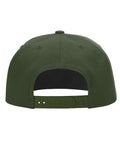 Richardson 255 Pinch Front Structured Snapback Trucker Cap - Army Olive - back