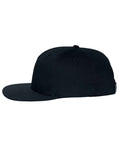 Richardson 255 Pinch Front Structured Snapback Trucker Cap - Black - side