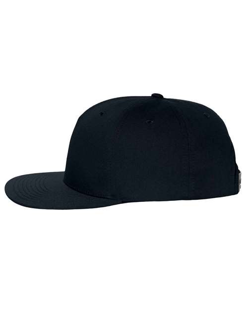 Richardson 255 Pinch Front Structured Snapback Trucker Cap - Black - side