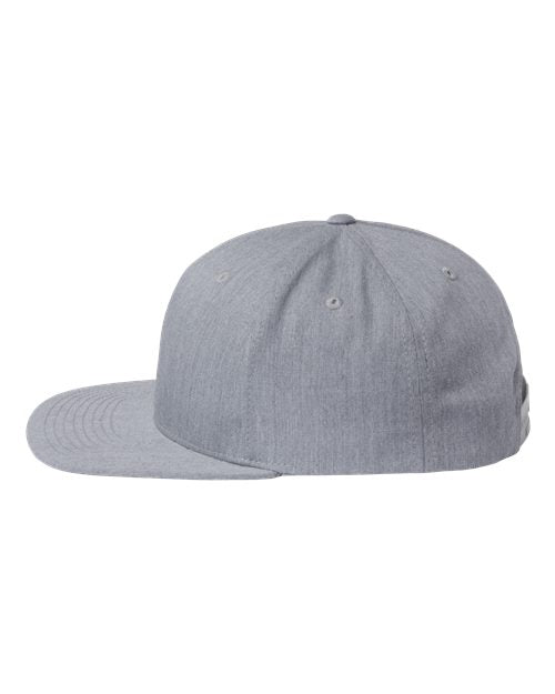 Richardson 255 Pinch Front Structured Snapback Trucker Cap - Heather Grey - side