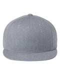 Richardson 255 Pinch Front Structured Snapback Trucker Cap - Heather Grey - front