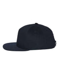 Richardson 255 Pinch Front Structured Snapback Trucker Cap - Navy - side