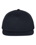 Richardson 255 Pinch Front Structured Snapback Trucker Cap - Navy - front