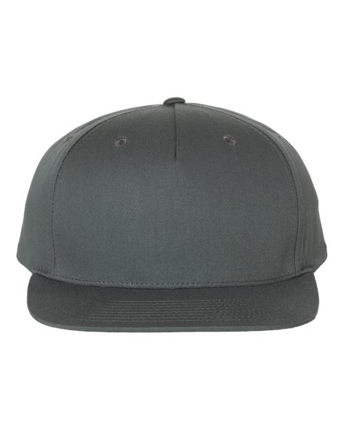 Richardson 255 Pinch Front Structured Snapback Trucker Cap - Flint Grey - front