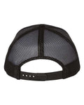 Richardson 112Y Youth Trucker Snapback Cap - Black - back