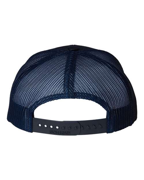 Richardson 112Y Youth Trucker Snapback Cap - Navy - back