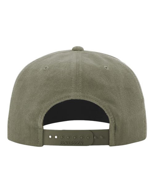 Richardson 253 Timberline Corduroy Cap - Olive - back