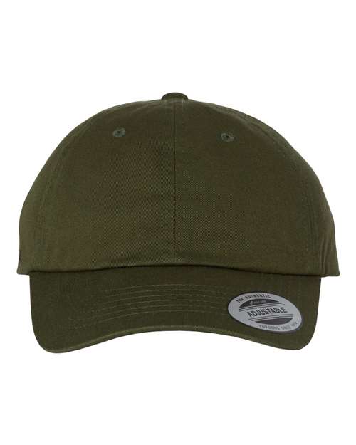 Yupoong 6245EC EcoWash Dad Hat - Olive Night - front
