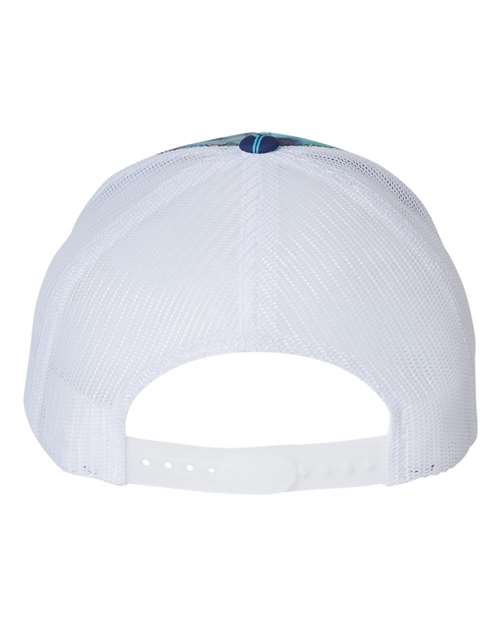 Yupoong 6606 Retro Trucker Cap - Kryptek Pontus - back