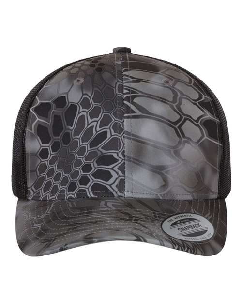 Yupoong 6606 Retro Trucker Cap - Kryptek Raid - front