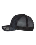 Yupoong 6606 Retro Trucker Cap - Kryptek Typhon - side