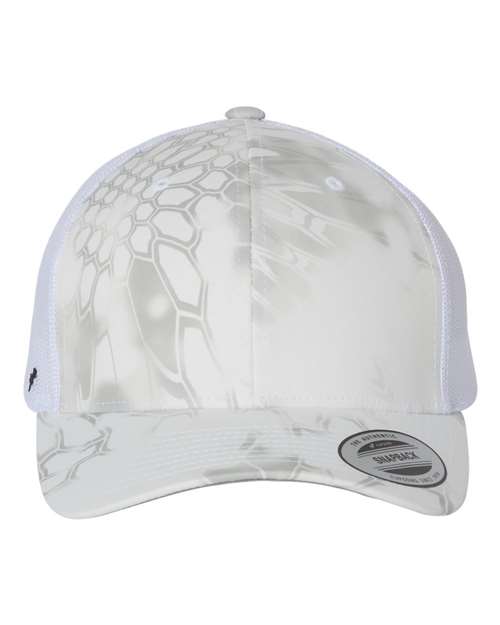Yupoong 6606 Retro Trucker Cap - Kryptek Wraith - front