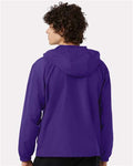 Champion CO200 Unisex Packable Anorak Jacket - Purple - model back