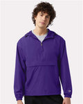 Champion CO200 Unisex Packable Anorak Jacket - Purple - model front