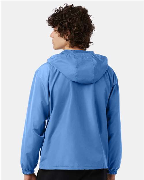 Champion CO200 Unisex Packable Anorak Jacket - Light Blue - model back