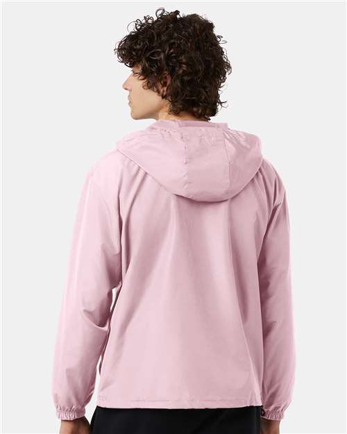 Champion CO200 Unisex Packable Anorak Jacket - Pink Candy - model back