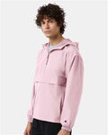 Champion CO200 Unisex Packable Anorak Jacket - Pink Candy - model side