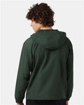 Champion CO200 Unisex Packable Anorak Jacket - Dark Green - model back