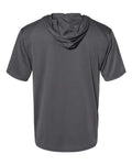 Badger 4123 Men's B-Core Hooded T-Shirt - Graphite - back