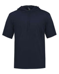 Badger 4123 Men's B-Core Hooded T-Shirt - Navy - front