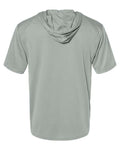 Badger 4123 Men's B-Core Hooded T-Shirt - Silver - back