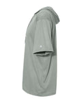 Badger 4123 Men's B-Core Hooded T-Shirt - Silver - side