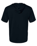 Badger 4123 Men's B-Core Hooded T-Shirt - Black - back