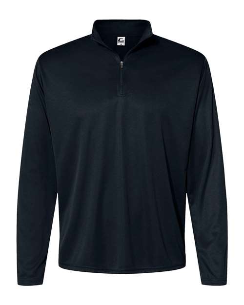 C2 Sport 5102 Men's Quarter-Zip Pullover - Black - front