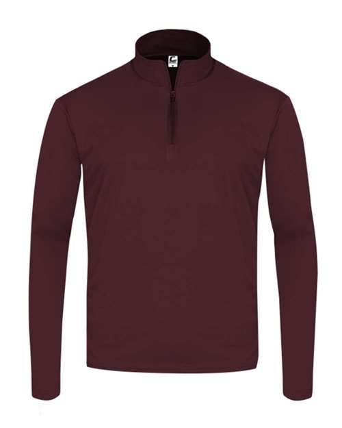 C2 Sport 5102 Men's Quarter-Zip Pullover - Maroon - front