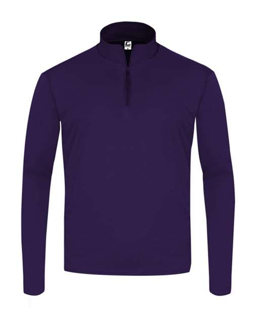 C2 Sport 5102 Men's Quarter-Zip Pullover - Purple - front