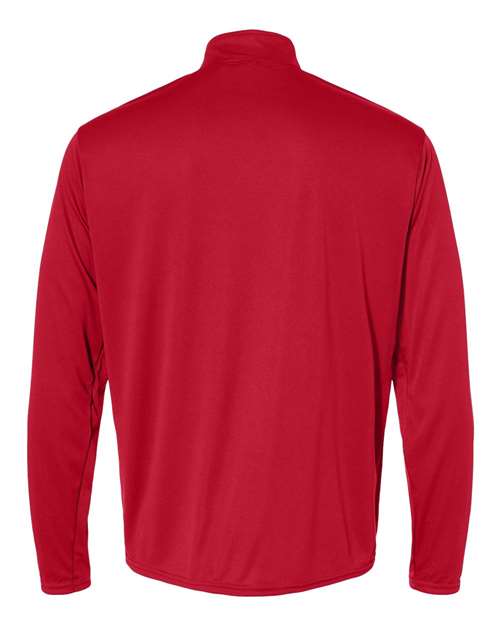 C2 Sport 5102 Men's Quarter-Zip Pullover - Red - back