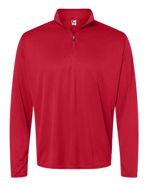 C2 Sport 5102 Men's Quarter-Zip Pullover - Red - front