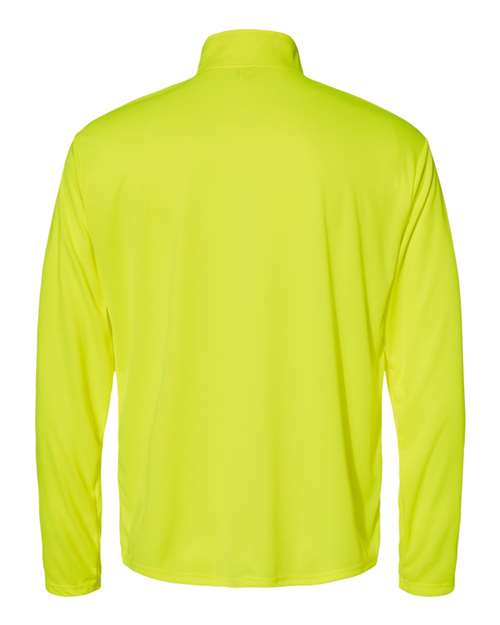 C2 Sport 5102 Men's Quarter-Zip Pullover - Safety Yellow - back