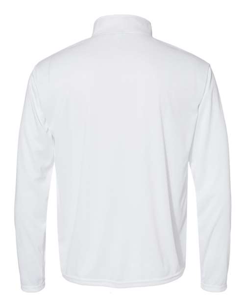 C2 Sport 5102 Men's Quarter-Zip Pullover - White - back