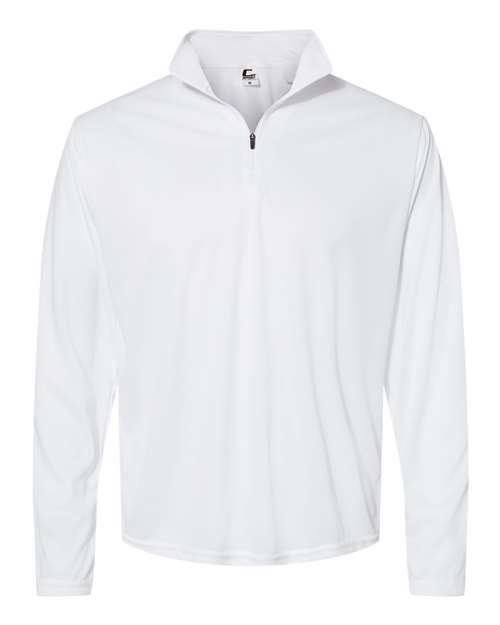 C2 Sport 5102 Men's Quarter-Zip Pullover - White - front