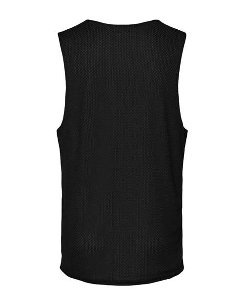 C2 Sport 5729 Men's Reversible Mesh Tank - Black/ White - back